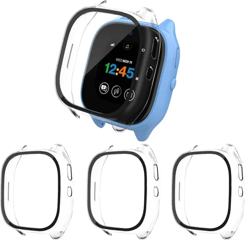 Vista 15 de Paquete de 3 fundas compatibles con Gizmo Watch 2 protector de pantalla para niños Funda protectora sensible al tacto Protección duradera