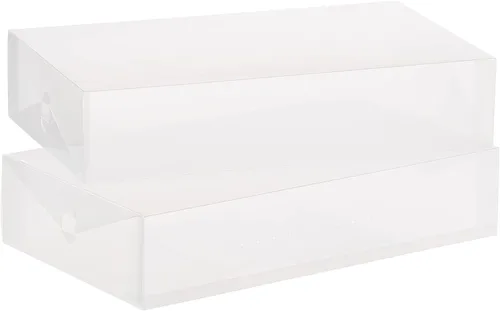 Vista 10 de Whitmor Clear Vue - Caja de zapatos para mujer, juego de 4, color blanco, 4