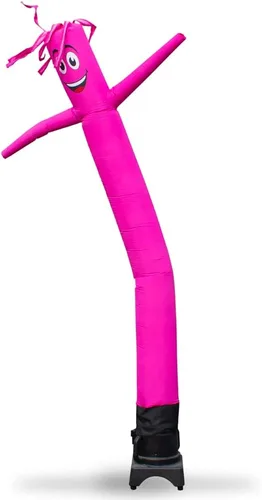 Vista 8 de Feather Flag Nation - Marioneta inflable de 8 pies de alto, con motor soplador de aire incluido con bailarín de color sólido de 6 pies