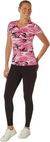 Vista 3 de Rothco Camiseta de manga larga con cuello en V para mujer