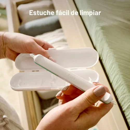Vista 5 de Frida Baby Limpiador 3 en 1 para Nariz, Uñas + Oídos de Frida Baby los Creadores de NoseFrida el SacaMocos, Limpia de Forma Segura los Mocos