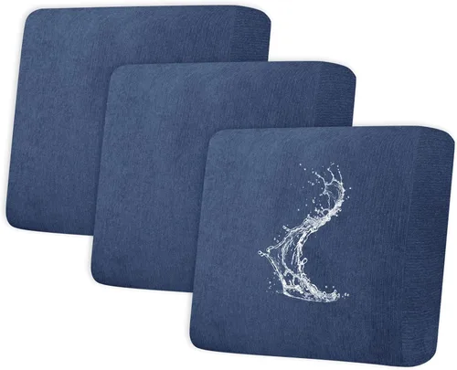 Vista 15 de Fundas de cojín impermeables para sofá, funda elástica lavable con diseño elástico antideslizante, protector de muebles para mascotas y niños