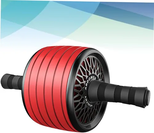 Vista 9 de Zerodeko Silent Ab Roller - Dispositivo de fitness para gimnasio en casa, asas antideslizantes, entrenador de núcleo ligero para hombres y mujeres