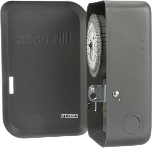Vista 2 de Southwire Woods - Interruptor de tiempo mecánico resistente de 24 horas para exteriores, 120 V/40 SPST, temporizador mecánico programable