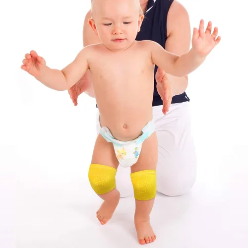 Vista 4 de 8 pares de rodilleras antideslizantes unisex para bebés para aprender a gatear calcetines para bebés
