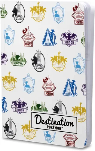 Vista 4 de Pokémon Center: Destination - Mini diarios con rayas de Pokémon, paquete de 3, 5 x 6.9 pulgadas