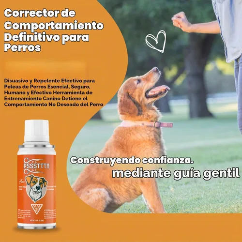 Vista 2 de PSSSTTT - Aerosol para perros, 3.5 onzas líquidas (3.49 oz), entrenamiento eficaz de comportamiento para perros, corrector de perro disuasorio