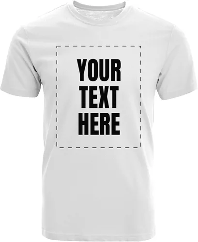 Vista 13 de GotPrint Camisa personalizada para hombres, mujeres, añade tu propio texto, camisetas personalizables, camiseta personalizable en la parte delantera