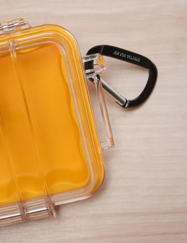 Vista 5 de Pelican 1020 Micro Case (Amarillo/Transparente)