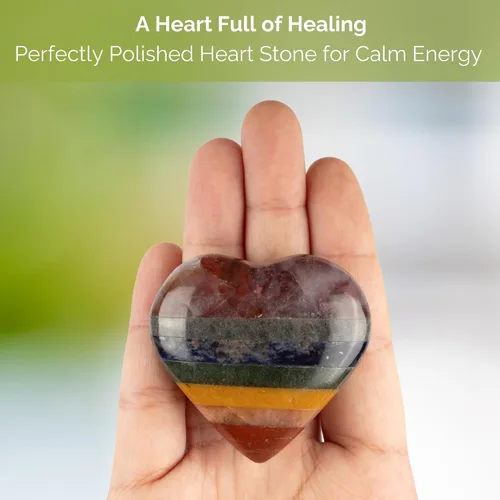 Vista 2 de Piedra del corazón (7 chakra)