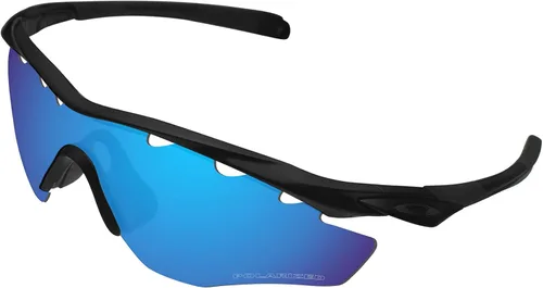 Vista 2 de BroLizard - Lente polarizada para gafas de sol Oakley M2, azul