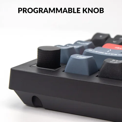 Vista 3 de Keychron V1 - Pomo de teclado mecánico personalizado con cable 75 de diseño QMKVIA programable con teclado intercambiable en caliente interruptor