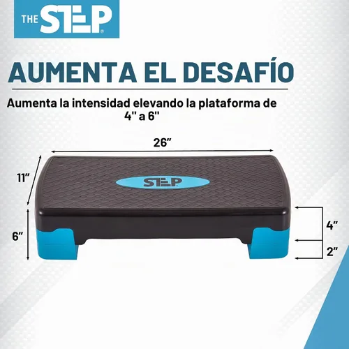 Vista 3 de The Step Aerobic Platforms for Home Workout Steppers for Exercise