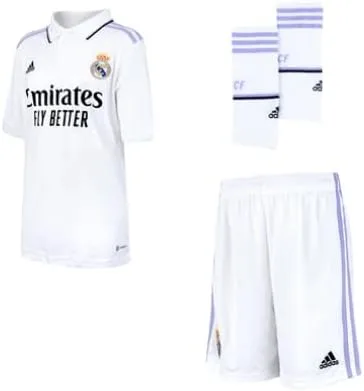 Vista 7 de adidas Mini kit de fútbol unisex Real Madrid 2223 para niños