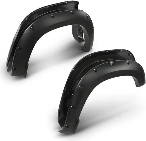 Vista 19 de PIT66 Guardabarros, compatibles con modelos Dodge Dakota Crew Cab 2005-2011 compatibles con Ram Dakota Crew Cab Pickup 2011 Smooth Matte Wheel