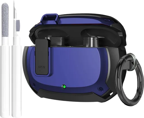 Vista 13 de Beats Studio Buds/Studio Buds+ Funda Protectora 2021/2023 para Hombres Clip de Bloqueo con Kit de Limpieza, GARTOO Beat Studio Bud Plus Funda