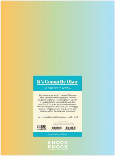 Vista 3 de Knock Knock It's Gonna Be Okay Inner-Truth Journal (Ombre Edition)