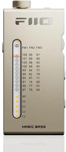 Vista 13 de FiiO RR11 Receptor de radio estéreo portátil HiFi FM con sintonización analógica PVR, efectos de sonido BASS+3D, 64MHz-108MHz