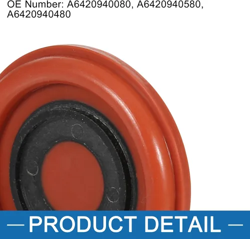 Vista 5 de Diafragma de filtro de aceite de válvula 31338685 para Volvo C70 2006-2013 goma roja