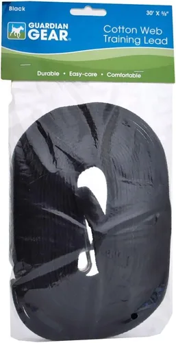 Vista 10 de Guardian Gear Cinta de entrenamiento Cotton Web de 15 pies, color negro