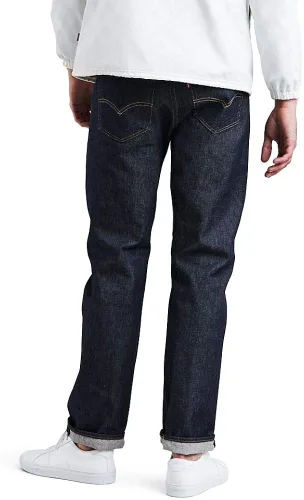 Vista 3 de Levi's 501 - Jeans para hombre de estilo original que se encogen para ajustarse (talla regular y talla grande y alto)