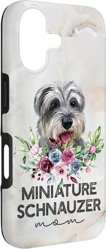 Vista 3 de Miniature Schnauzer Gifts Dog Mom Mini Schnauzer Case for iPhone 17