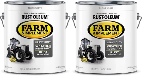 Vista 62 de Rust-Oleum Farm & Implement 280176 - Pintura esmaltada, galón, naranja (Allis Chalmers Orange)