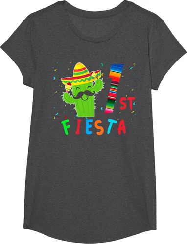 Vista 82 de Camiseta mexicana para fiesta temática de cumpleaños a juego, Negro, S