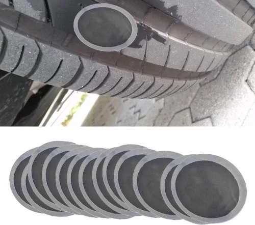 Vista 7 de Aramox 200 unids/caja 1.260 in coche redondo caucho neumático reparación reparación frío parche tubeless parches