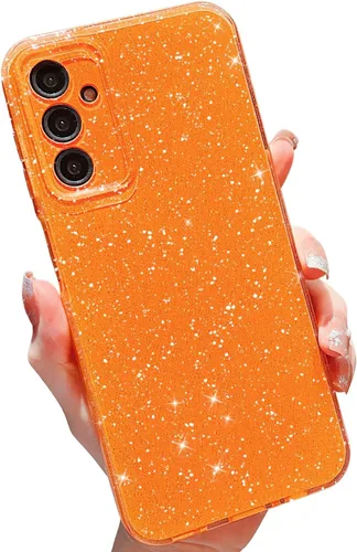 Vista 54 de MINSCOSE Funda compatible con Samsung Galaxy A14 5G, bonita funda delgada con purpurina fina, a prueba de golpes, de TPU para mujeres y niñas