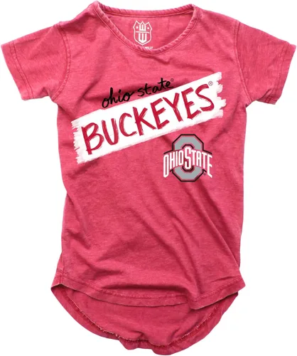 Vista 29 de Wes and Willy NCAA - Camiseta Burnout para niñas S/S