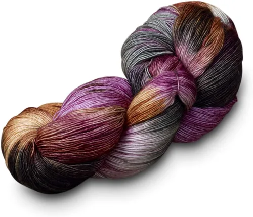 Vista 5 de Manos Del Uruguay Marina N0036 Lavanda, 3.53 oz, hilo de encaje teñido a mano