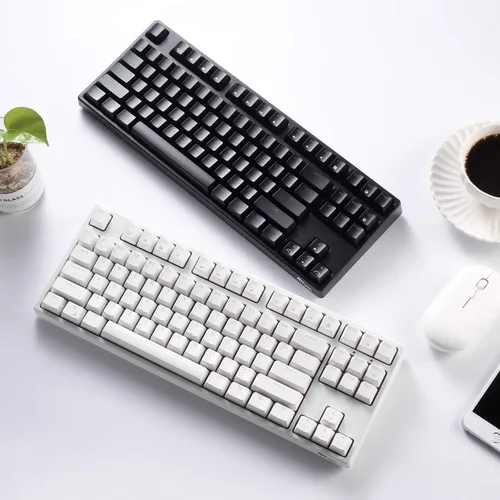 Vista 9 de RK ROYAL KLUDGE RK87 Sink87G RGB 80 Teclado mecánico inalámbrico 24G Tenkeyless Teclado mecánico con software programable 87 teclas interruptores