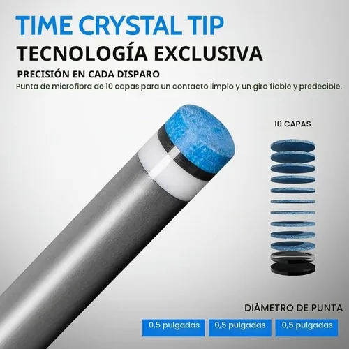 Vista 3 de RHINO Nebula 2 Low Deflection Carbon Pool Cue - Sport Wrap Gris-Carbón