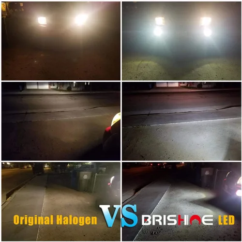 Vista 8 de Bombillas LED antiniebla H3 de 6000 K, xenón blanco, extremadamente brillantes, 3030 chips H3, bombillas LED con proyector para luces antiniebla