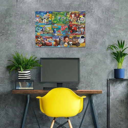 Vista 4 de Ravensburger Disney-Pixar Movies Rompecabezas de 1000 Piezas para Adultos - 12000298 - Troquelado Artesanal, Fabricado en Alemania, Cada Pieza