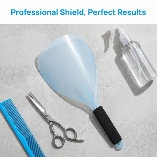 Vista 8 de BETOOKY Protector facial reutilizable con material de esponja y plástico de alta transparencia, 3 piezas, ajuste universal, protección facial