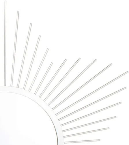 Vista 3 de SAFAVIEH Home River Silver Sunburst - Espejo decorativo de 36 pulgadas