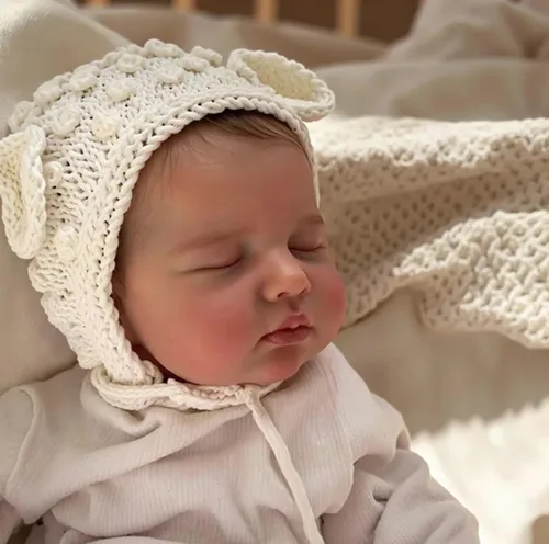 Vista 3 de Anano Reborn Baby Dolls Loulou - Muñecas bebé realistas de silicona y vinilo de cuerpo completo para niña, de 20 pulgadas, impermeables