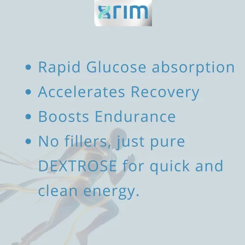 Vista 4 de XRIM Labs Dextrosa en polvo, sabor a cereza natural, energía rápida, apoyo de recuperación y energía, bolsa a granel de 15.87 oz