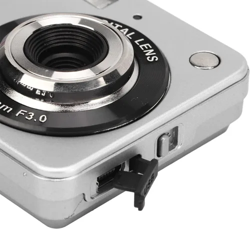 Vista 8 de Cámara digital, 48MP 2.7in LCD 4K Vlogging Cámara para disparar (Plata)