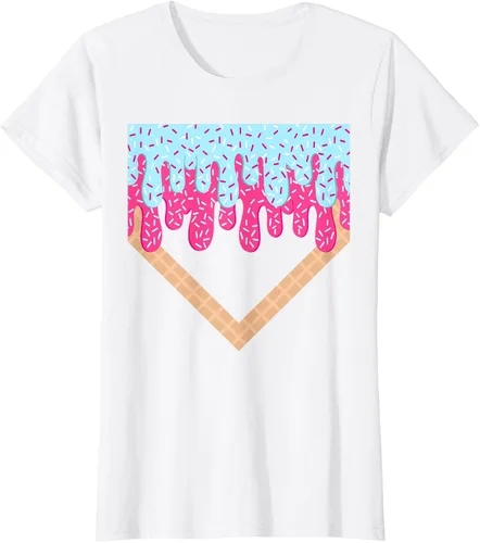 Vista 24 de Baseball Drip Boys Home Plate Ice Cream Sport Players & Fans Camiseta