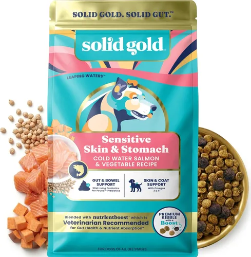 Vista 16 de Solid Gold Toy & Small Breed Dog Food Dry Small Bites - Alimento para perros de grano entero de bisonte - Croquetas saludables para perros con alta