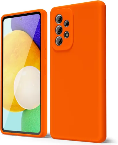 Vista 297 de oakxco Funda para teléfono Samsung Galaxy A12 con agarre de silicona líquida, linda delgada fina suave cubierta de gel de goma TPU lisa para mujeres
