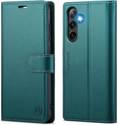 Vista 9 de FLIPALM - Funda tipo cartera para Samsung Galaxy A26 5G, color negro Titular de la tarjeta, bloqueo RFID, cuero PU Folio Flip, Kickstand, cubierta