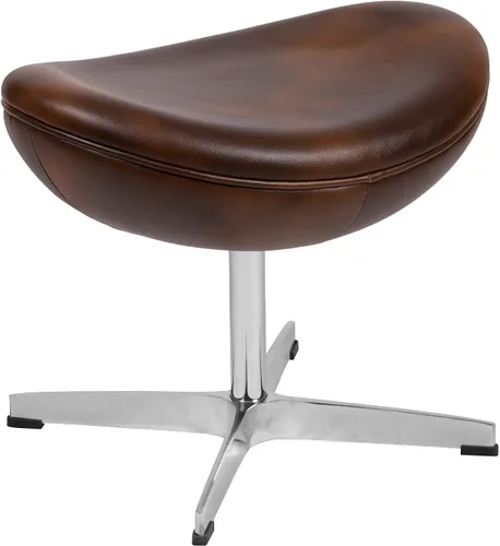 Vista 33 de Flash Furniture Egg Series Grey LeatherSoft Silla de recepción lateral Gris Leathersoft