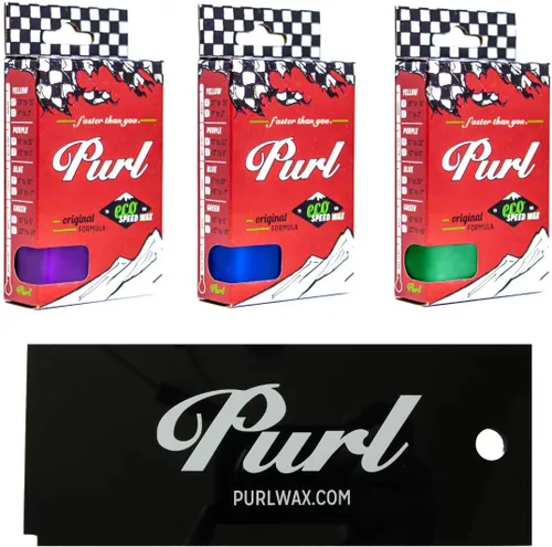 Vista 9 de PURL - Cera de esquí y snowboard - No tóxica - Biodegradable - Sin fluoros