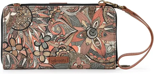 Vista 9 de Sakroots Large Coated Canvas Smartphone Crossbody Bag