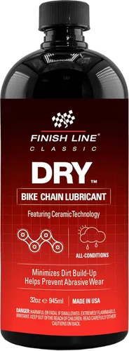 Vista 2 de Finish Line Dry Chain Lubricante Squeeze Bottle 128 fl oz Jarra de 1 galón