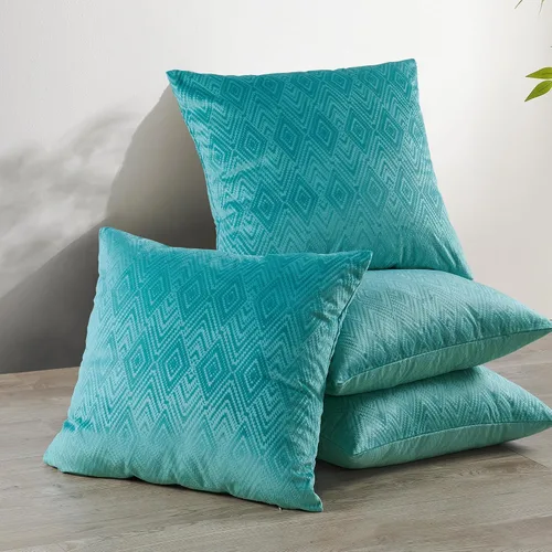 Vista 22 de Home Soft Things Ikat - Fundas de almohada de terciopelo de 2 piezas, 14 x 26 pulgadas, aguacate, funda de almohada decorativa lumbar sólida